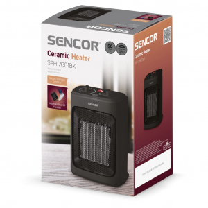 Sencor SFH 7601BK kerámia hősugárzó fekete